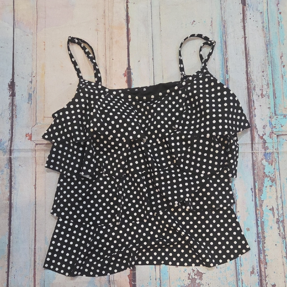 Polka Dot Ruffle Women's Swim